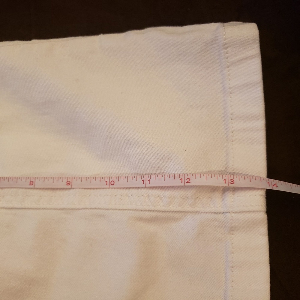 Forever 21 front button white denim y2k mini skirt Size 30 - Picture 7 of 7